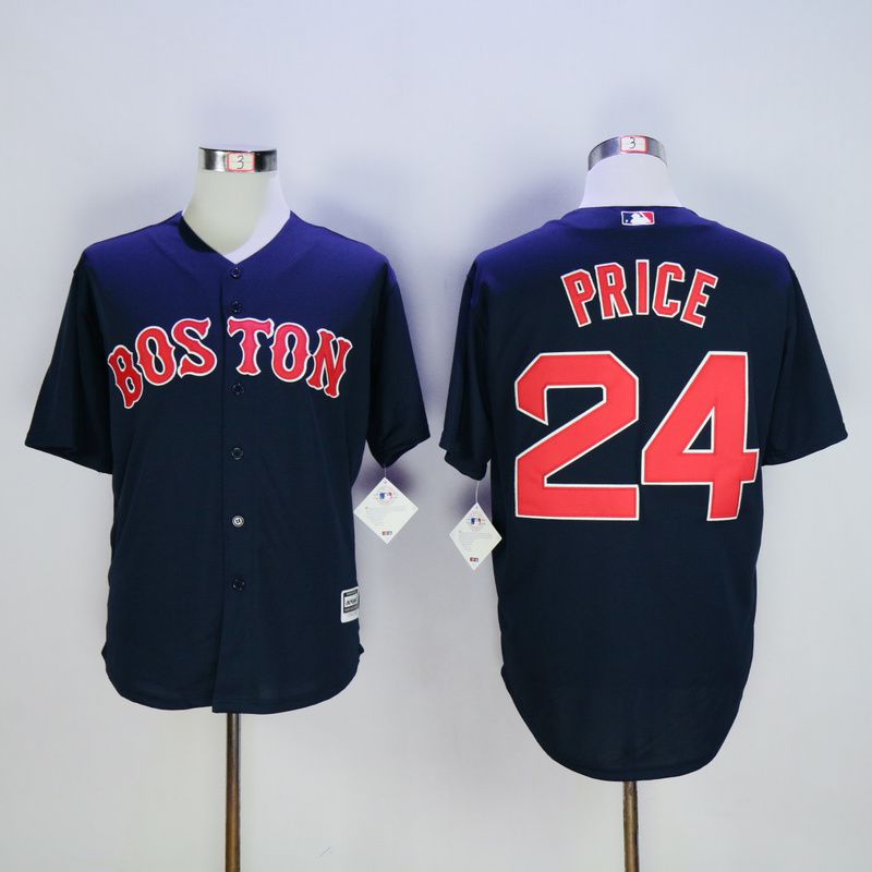 Men Boston Red Sox #24 Price Blue MLB Jerseys->boston red sox->MLB Jersey